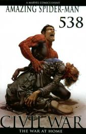 The amazing Spider-Man Vol.2 (1999) -538VC- Civil War, The War at Home, Part 7 of 7 - Clayton Crain 1:50 Incentive