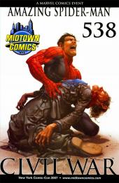 The amazing Spider-Man Vol.2 (1999) -538VC- Civil War, The War at Home, Part 7 of 7 - Clayton Crain NYCC Midtown Comics Variant