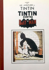Tintin - Pastiches, parodies & pirates -b2015- Tintin contre Batman