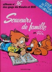 Boule et Bill -16a1982- Souvenirs de famille