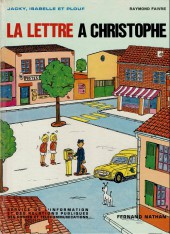 Jacky, Isabelle et Plouf -1- La lettre a christophe