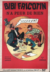 Bibi Fricotin (2e Série - SPE) (Après-Guerre) -13a1949- Bibi Fricotin n'a peur de rien