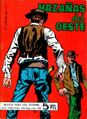 Hazañas del Oeste (Toray - 1962) -104- Número 104