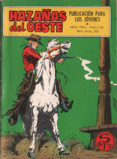 Hazañas del Oeste (Toray - 1962) -153- Número 153