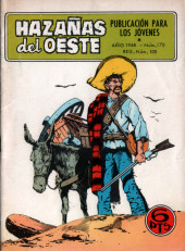 Hazañas del Oeste (Toray - 1962) -170- Número 170