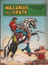 Hazañas del Oeste (Toray - 1962) -192- Número 192