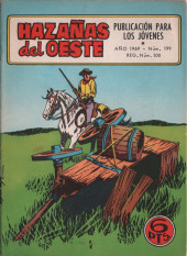 Hazañas del Oeste (Toray - 1962) -199- Número 199
