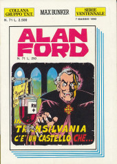 Alan Ford (Serie ventennale) -71- In Transilvania c'è un castello che...
