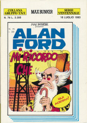 Alan Ford (Serie ventennale) -76- Mo ricordo che...