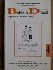(Catalogues) Ventes aux enchères - Claude Boisgirard - Boisgirard - Bulles à Drouot - samedi 30 septembre 1995 - Paris Drouot-Richelieu