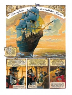 Extrait de Les enfants du Capitaine Grant (Nesme) -1- Tome 1