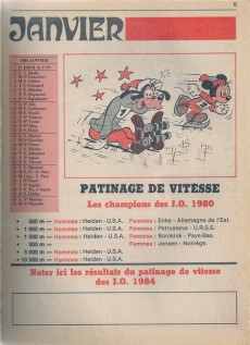 Extrait de Almanach du Journal de Mickey -28- Année 1984