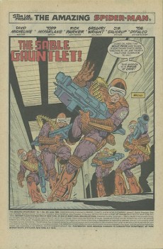 Extrait de The amazing Spider-Man Vol.1 (1963) -301- The sable gauntlet!