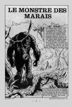 Extrait de Eclipso (Arédit) -43- Le monstre des marais