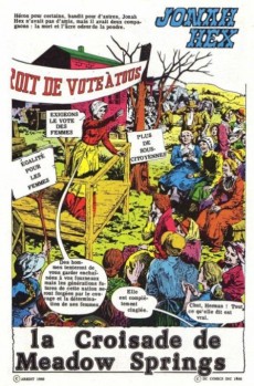 Extrait de Jonah Hex (1re Série - Arédit) -1- La croisade de Meadow Springs