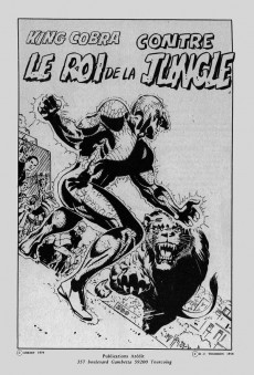 Extrait de King Cobra (Arédit) -12- King Cobra contre le roi de la jungle