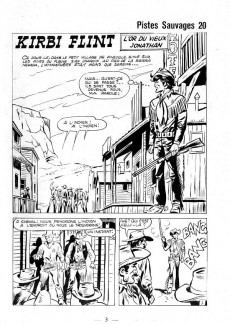 Extrait de Pistes sauvages (Aventures et Voyages) -20- Kirbi Flint - L'or du vieux Jonathan