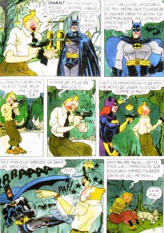 Extrait de Tintin - Pastiches, parodies & pirates -a2008- Tintin contre Batman