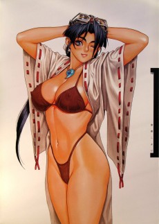 Extrait de (AUT) Jun, Tsukasa -2- Second Illustration Book Game Works 