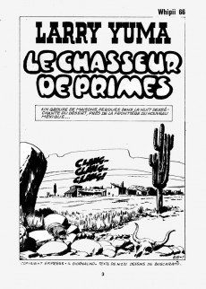 Extrait de Whipii ! (Panter Black, Whipee ! puis) -66- Larry Yuma - Le chasseur de primes