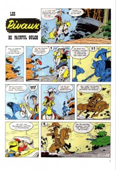 Extrait de Lucky Luke (Pub et Pastiches) -19Total- Les Rivaux de Painful Gulch