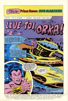 Extrait de Namor -7- Le combat de Submariner / Lève-toi, Orka !