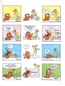 Extrait de Garfield (Dargaud) -5- Moi, on m'aime