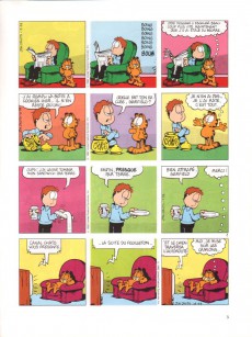 Extrait de Garfield (Dargaud) -22- Garfield n'oublie pas sa brosse à dents