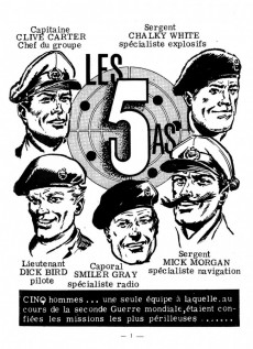 Extrait de Les 5 As (Impéria) -1- Cinq hommes, une seule équipe