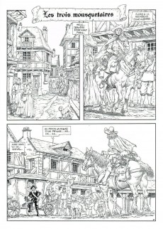 Extrait de Les trois Mousquetaires (Mancini) -1- Tome 1