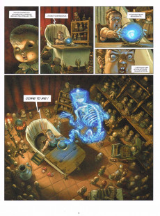 Extrait de Aspic, détectives de l'étrange -1- La naine aux ectoplasmes