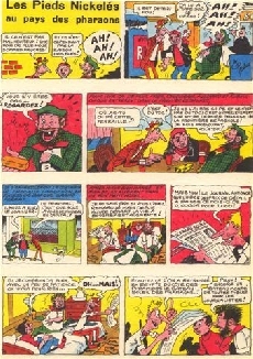 Extrait de Les pieds Nickelés (3e série) (1946-1988) -47c- Les Pieds Nickelés au pays des pharaons