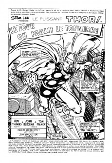 Extrait de Thor (Éditions Héritage) -8182- Le jour où faillit le tonnerre