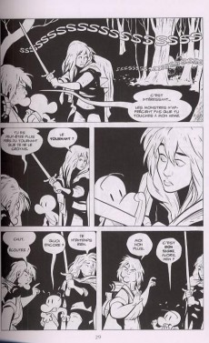 Extrait de Bone (Smith, chez Delcourt, en noir et blanc) -5- Le pourfendeur de dragons