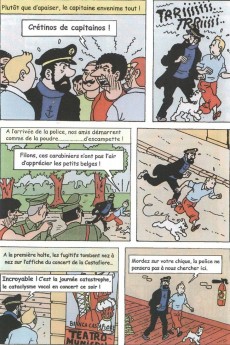 Extrait de Tintin - Pastiches, parodies & pirates -PIR- Tintin et les oranges bleues (version couleur)
