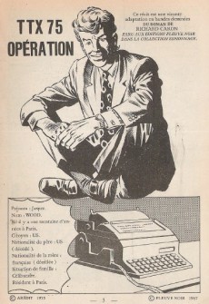 Extrait de TTX 75 (Arédit) -4- TTX 75 opération 1/2
