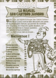 Extrait de Castors Juniors -HS01- Le manuel des castors juniors 2001