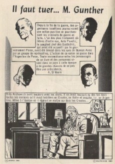 Extrait de Face d'ange (Arédit) -22- Il faut tuer M. Gunther