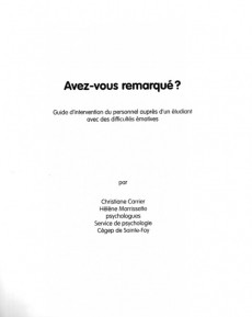 Extrait de (AUT) Drysdale -3- Avez-vous remarqué ?