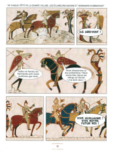 Extrait de La tapisserie de Bayeux en Bande Dessinée - La Tapisserie de Bayeux en Bande Dessinée