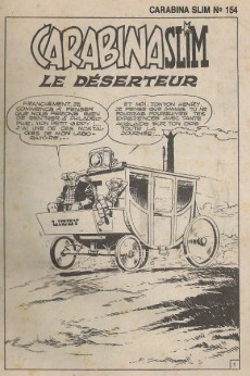 Extrait de Carabina Slim -154- Le déserteur