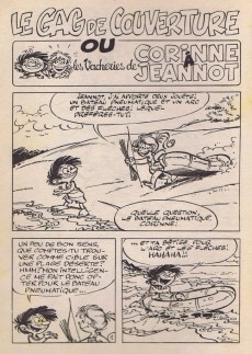 Extrait de Les vacheries de Corinne à Jeannot -14- Le gag de couverture