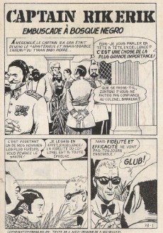 Extrait de Pirates (Mon Journal) -78- Cap'tain Rik Erik - Embuscade à Bosque Negro