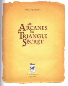 Extrait de Le triangle Secret -HS4- Les arcanes du triangle secret