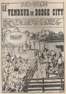 Extrait de Tex-Tone (Impéria) -184- Le vendeur de Dodge City