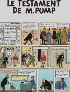 Extrait de Jo, Zette et Jocko (Fac-similé) -1- Le stratonef H. 22 - 1er épisode, Le testament de M.Pump