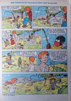 Extrait de Bibi Fricotin (2e Série - SPE) (Après-Guerre) -109- Bibi Fricotin et Razibus font des blagues