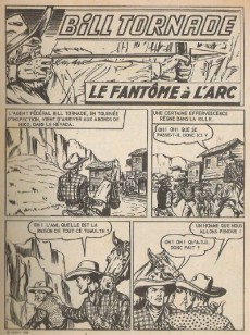 Extrait de Bill Tornade (1re série - Artima/Arédit) -79- Le fantôme à l'arc