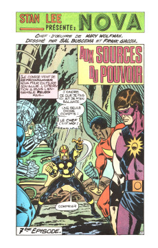 Extrait de Nova (LUG - Semic) -7- Nova 7