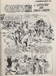 Extrait de Carabina Slim -145- L'affaire de Crow Creek